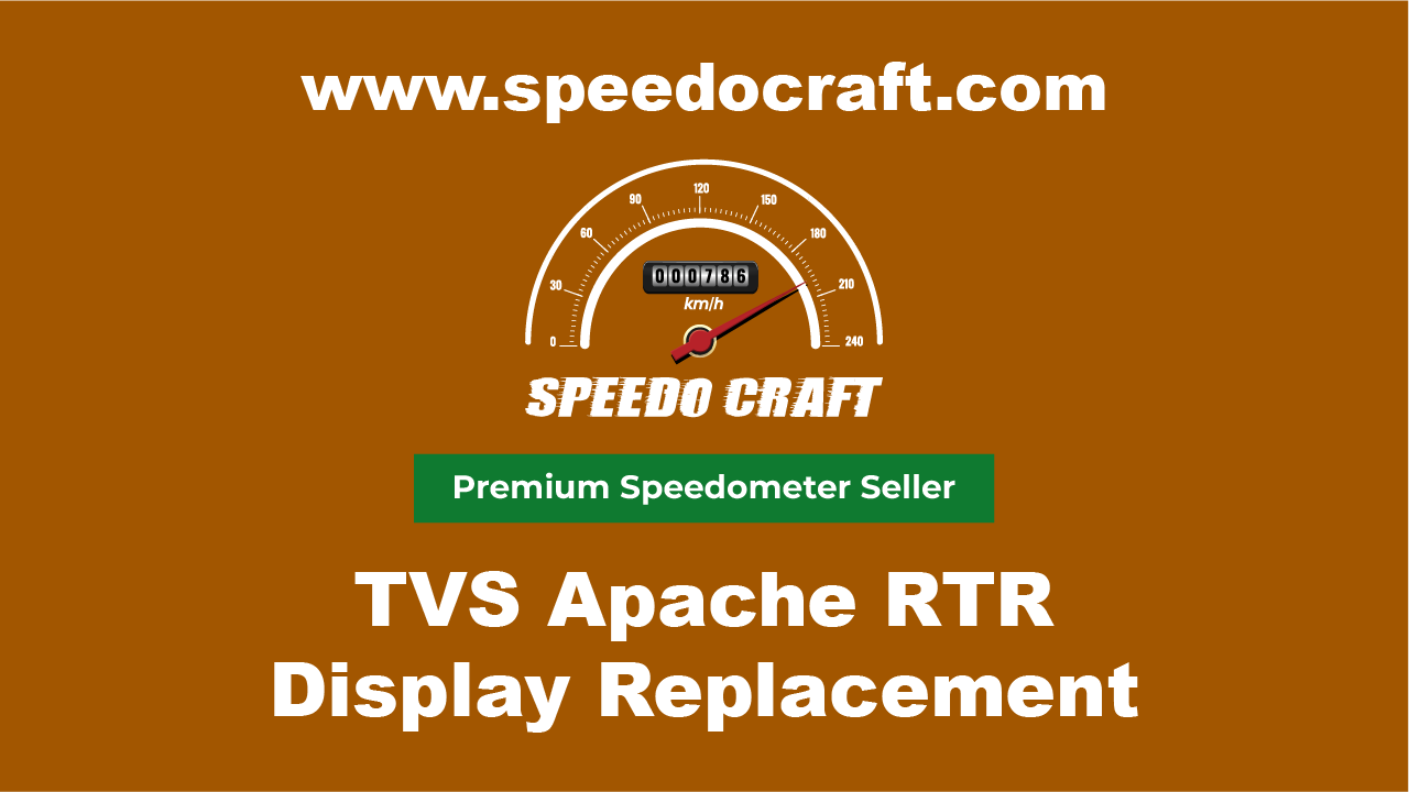 TVS Apache RTR Display Replacement